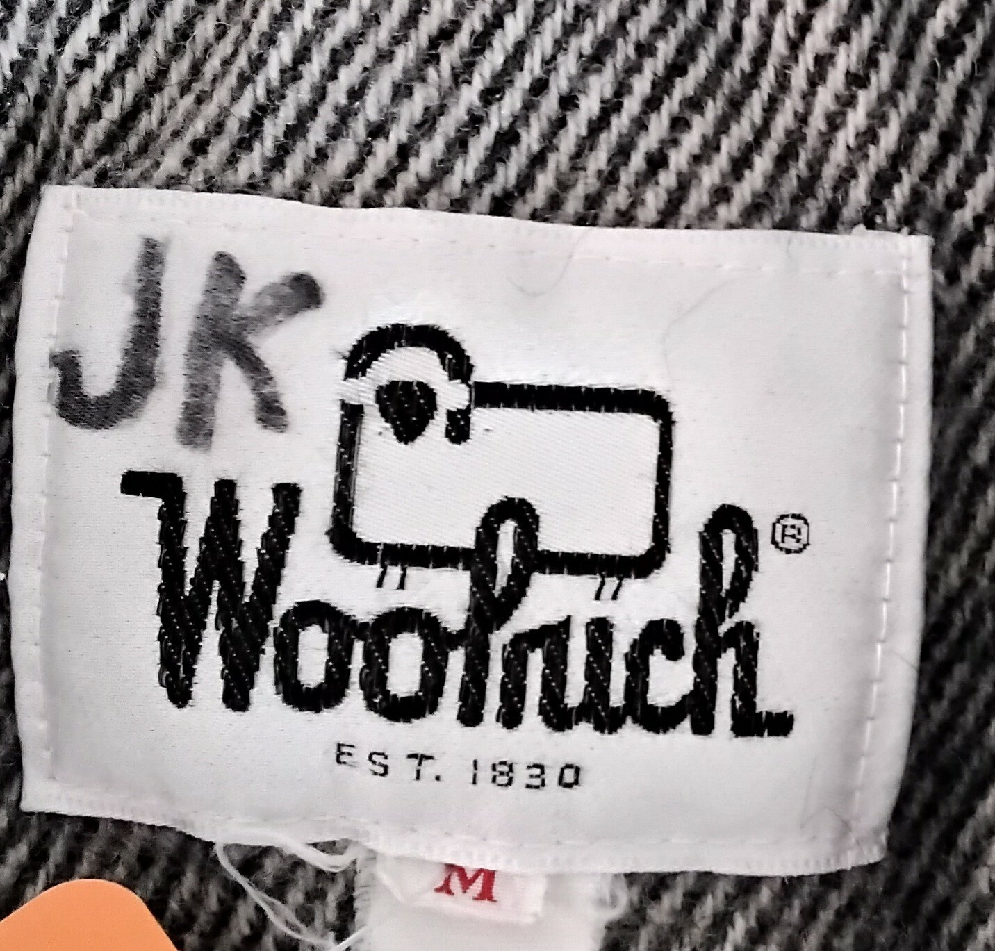 Woolrich Insulated Lined Short Jacket Vintage 80’s Men’s Medium Beige INV#Z4015
