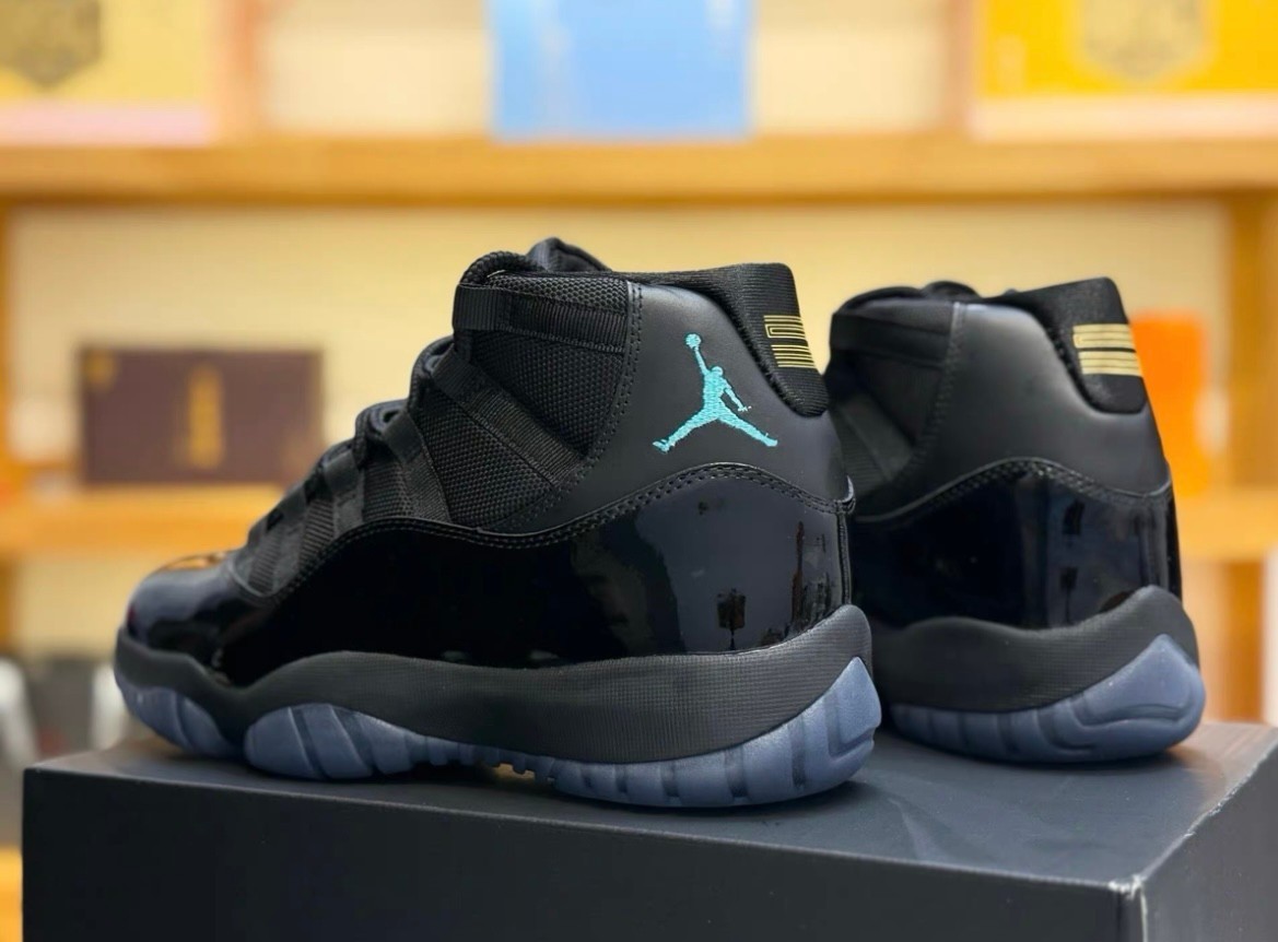 Jordan 11 “Gamma Blue” High Top Men’s Basketball Shoe