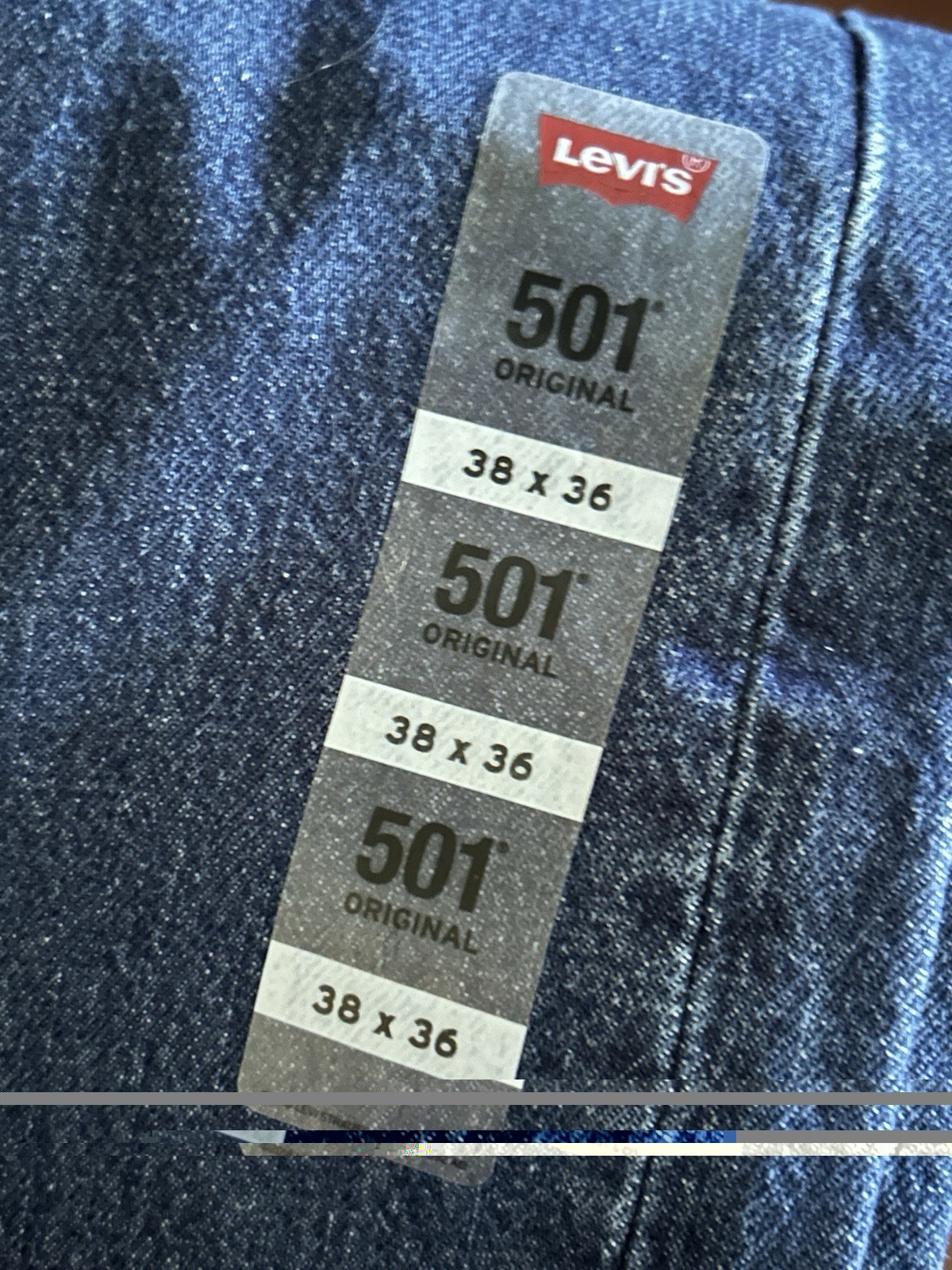 Levi’s 501 Original Men’s Jeans Lot of 4 W38 L36 NWT 00501-0194 Dark Stonewash