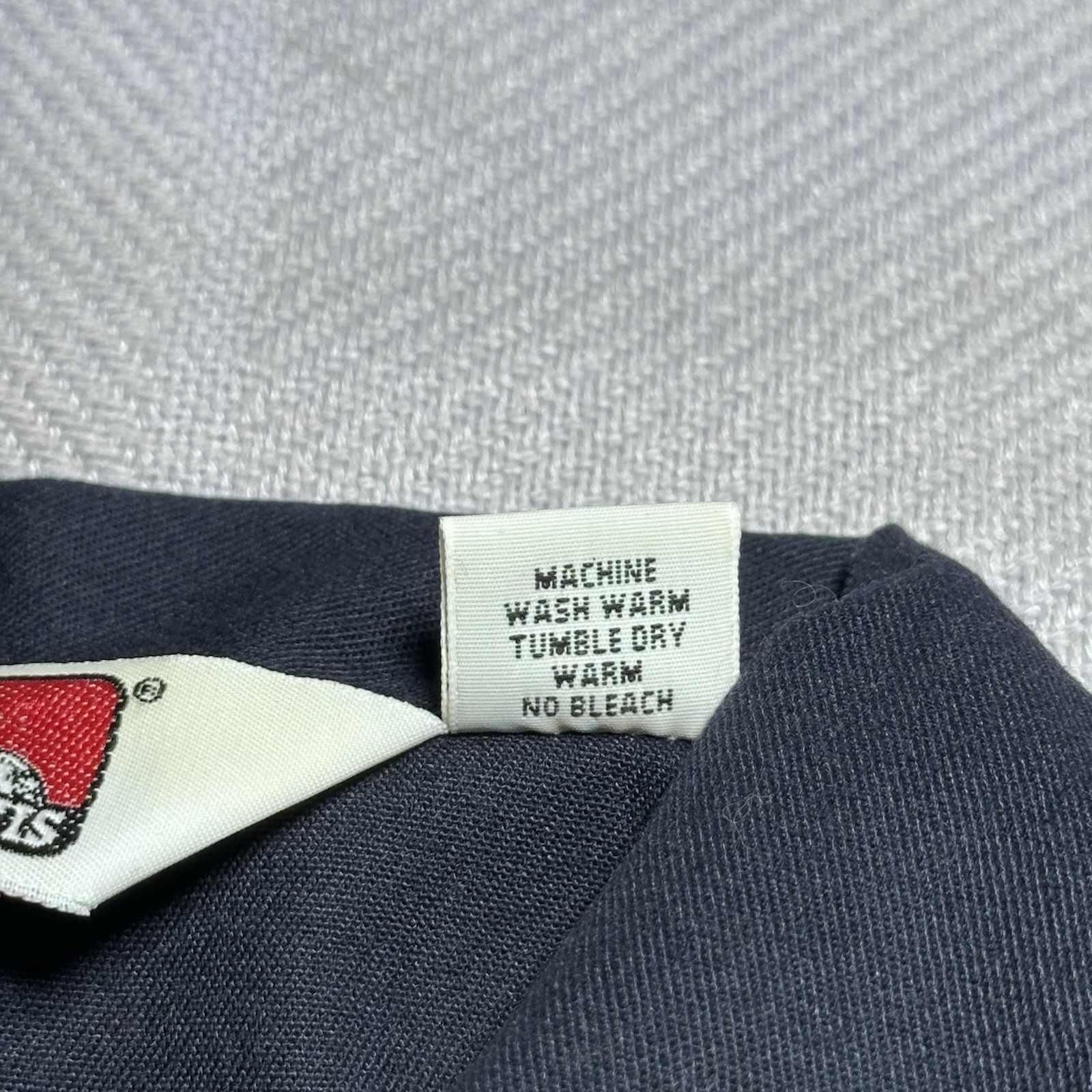 Vintage Ben Davis Half Zip Navy Dual Pocket Shirt Men’s Size XL Talon Zipper