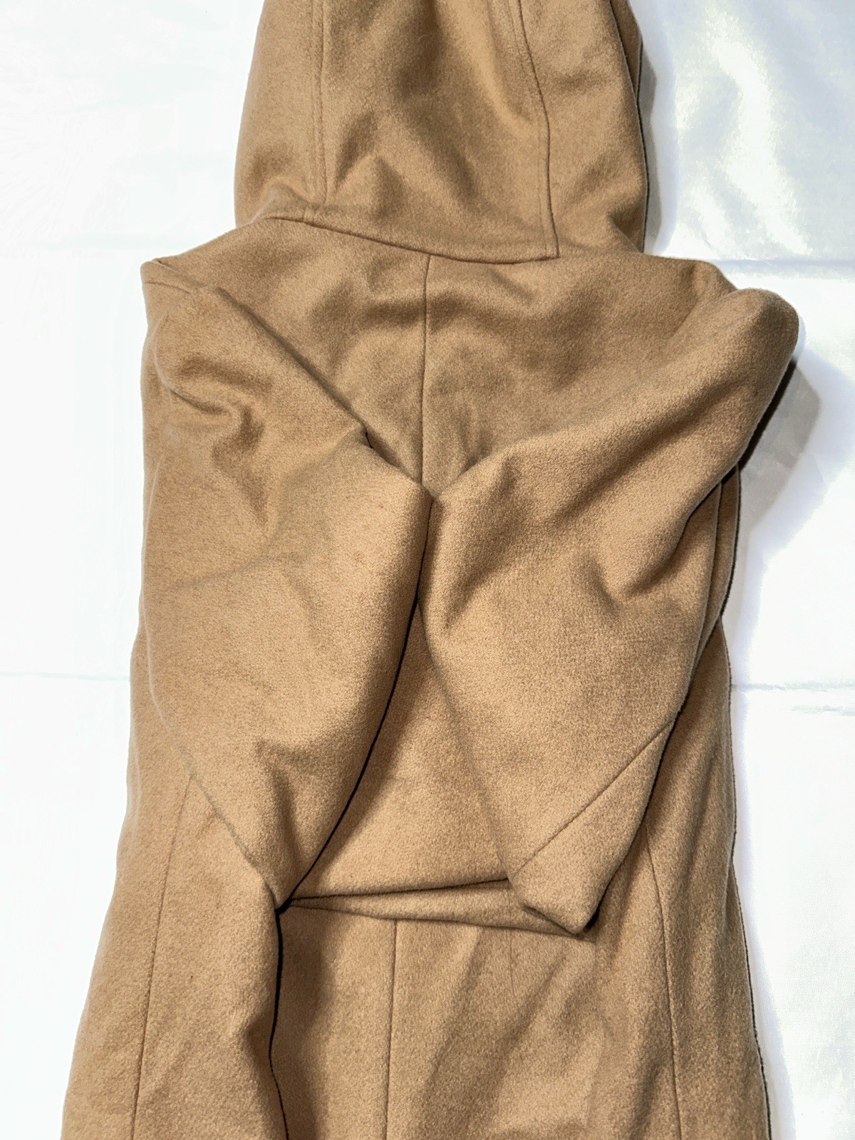 Preowned- Jack Henry Full Zip Hooded Wool Blend Peacoat Mens (Size S)