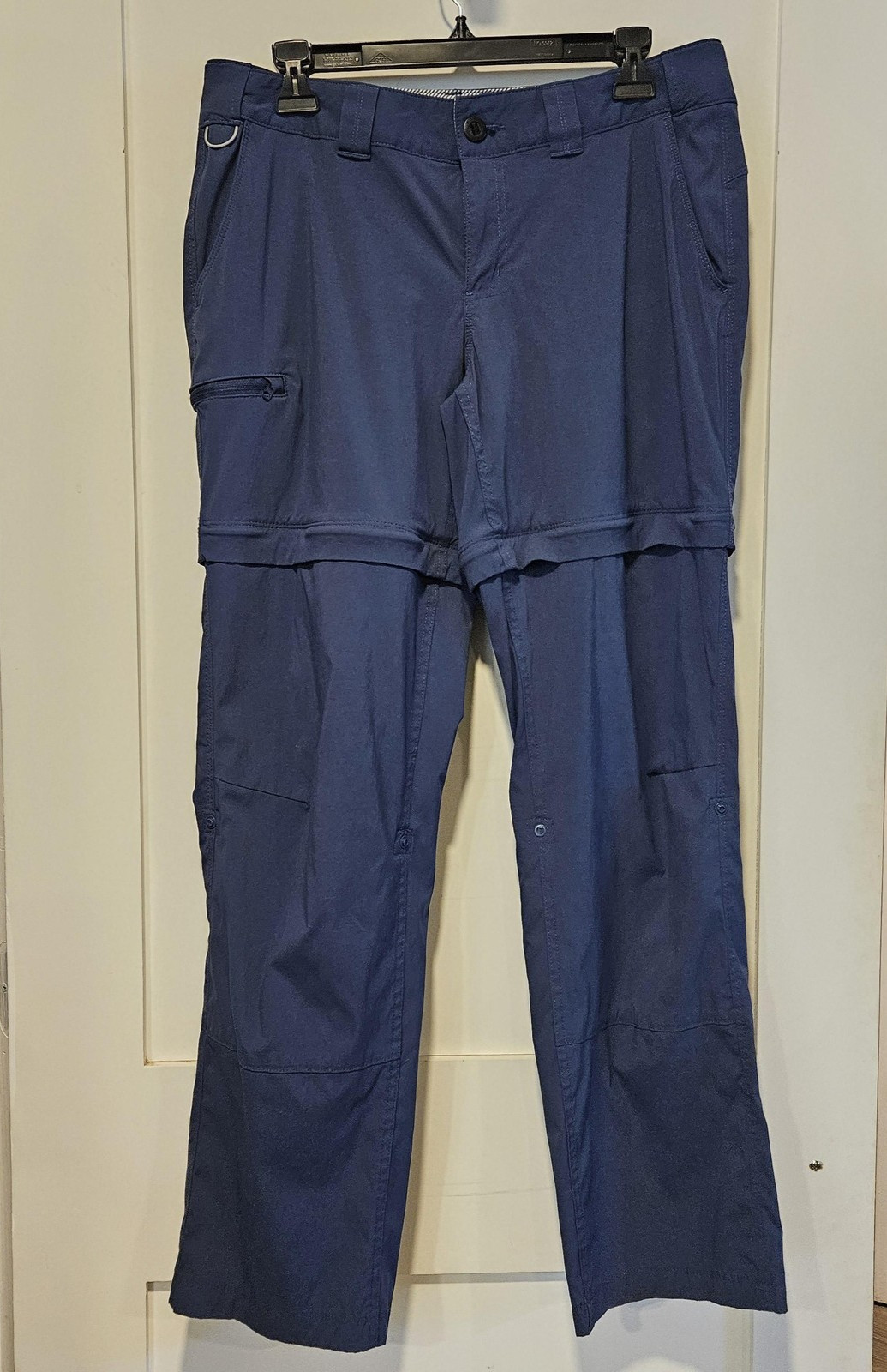 World Wide Sportsman Pants Womens 10 Blue Convertible Hiking Fishing Nylon