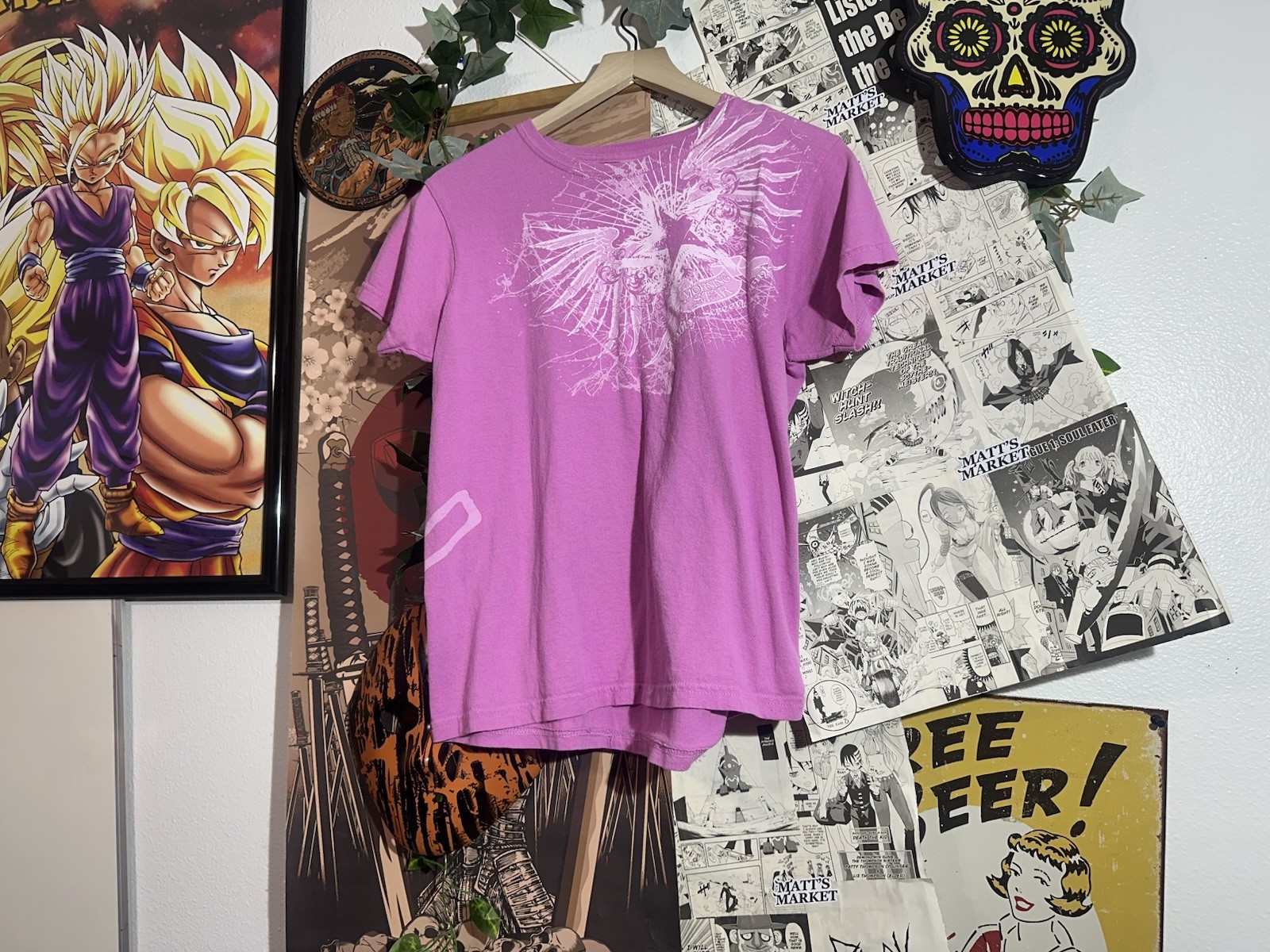 Morning Star Screen Printed Pink T-Shirt Women’s Size Medium