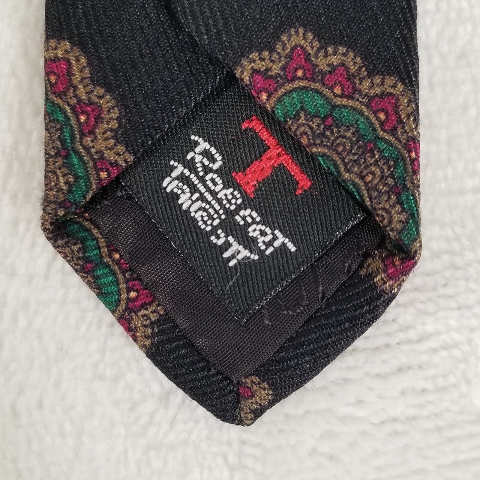 Robert Talbott Hand Sewn Tie for Nordstrom Silk Wool Medallion 3 1/8 x 57 3/8