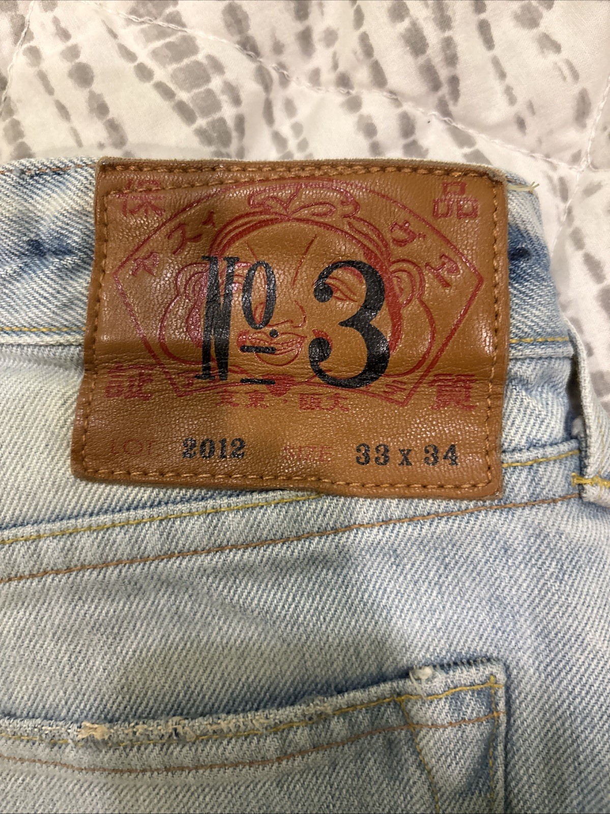 Evisu 33 Mens Cut Off Shorts