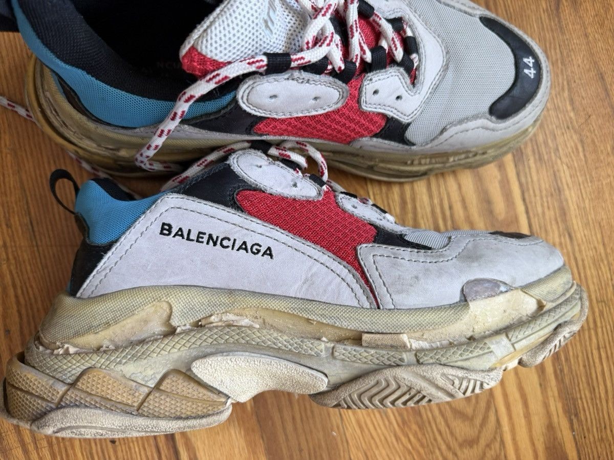 Balenciaga Triple S ‘Multicolor’ (Blue/Red/Beige) – Used