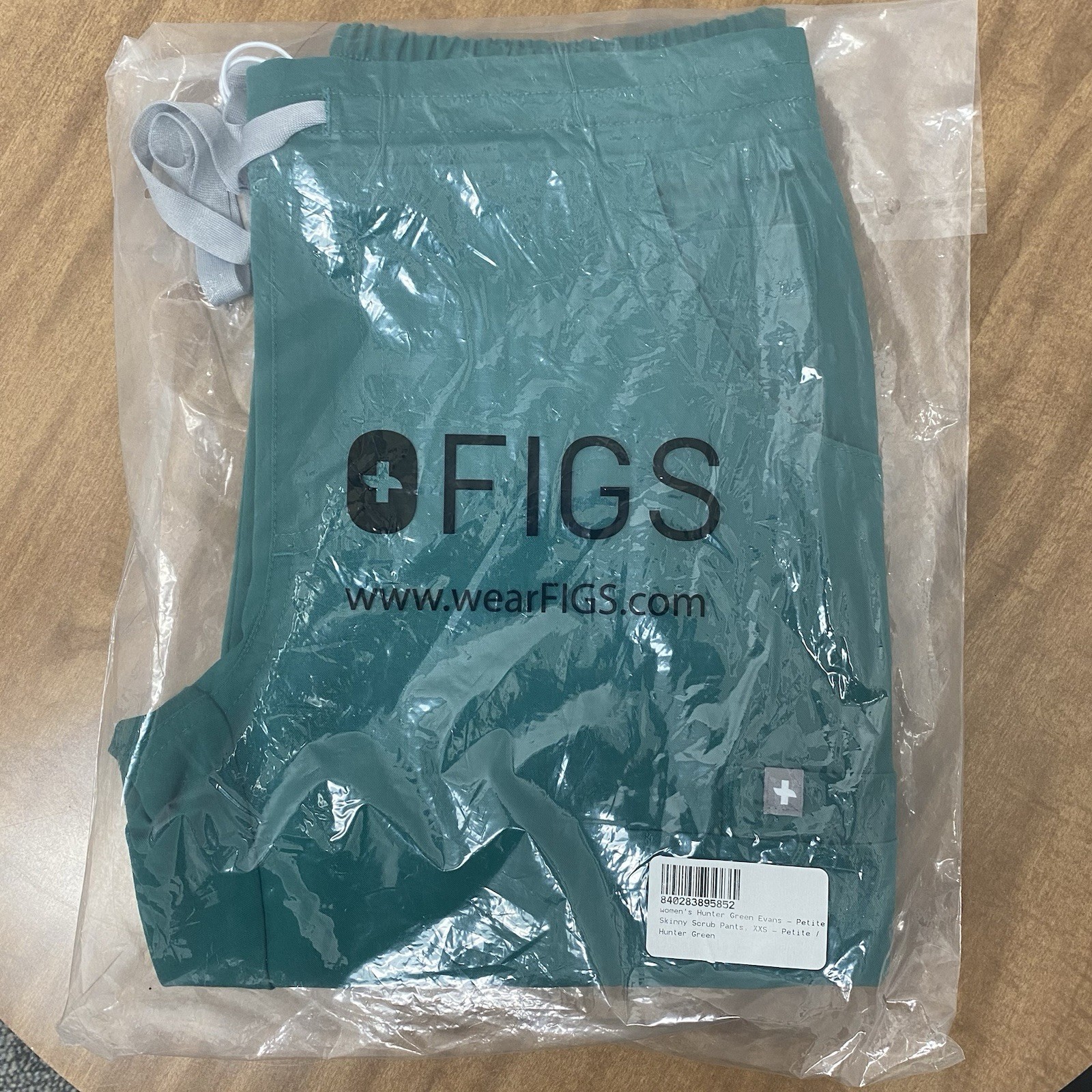 Figs Womens scrub set Hunter Green Choose top and bottom XXS Medical nursing