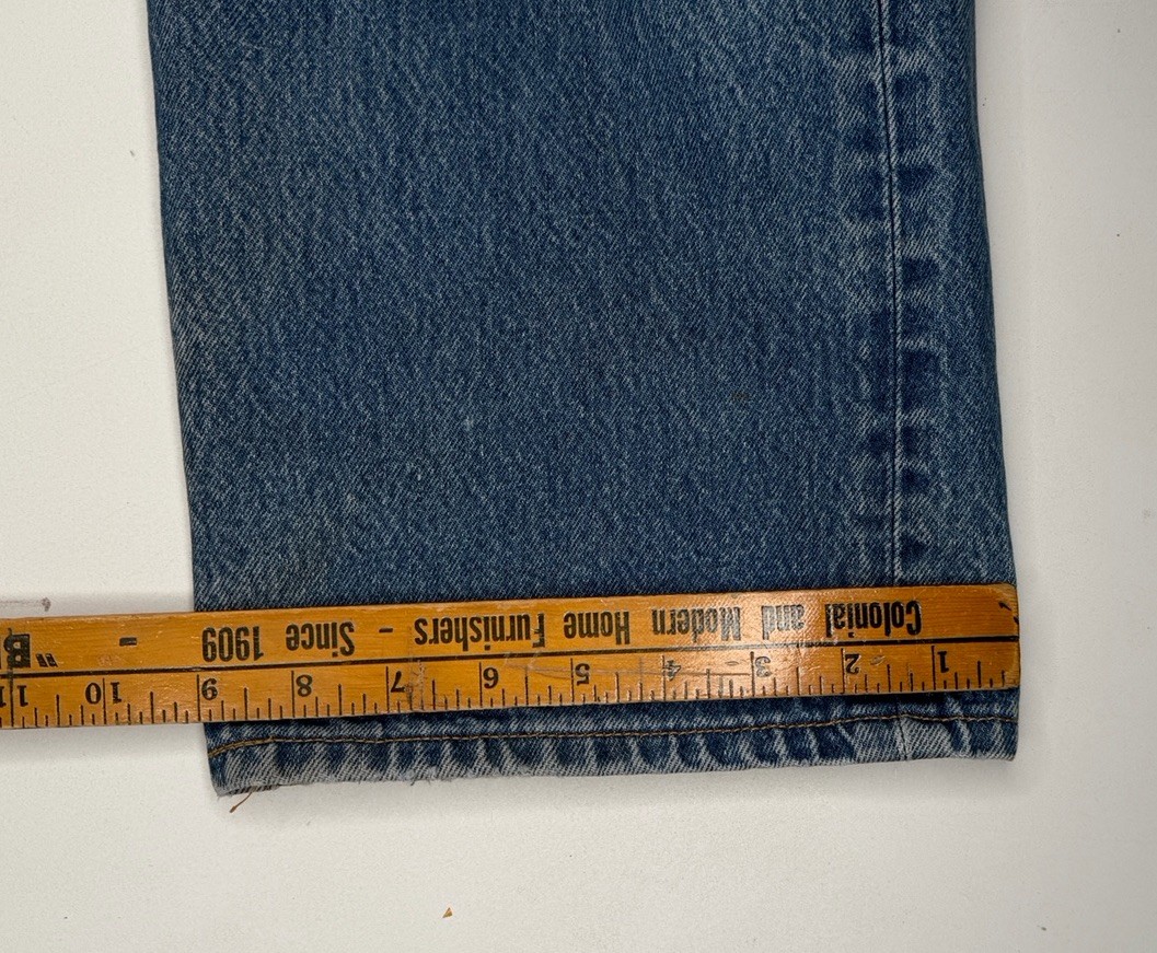 Vintage Levi’s 501 Button Fly Straight Leg Denim Jeans 37 x 28*