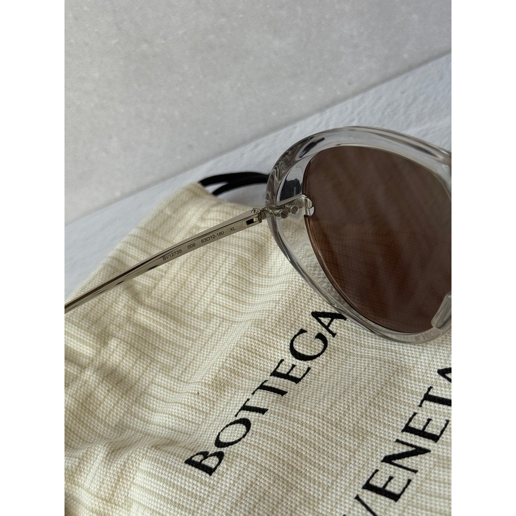 NEW Bottega Veneta BV1273S Drop Earring Sunglasses in Grey