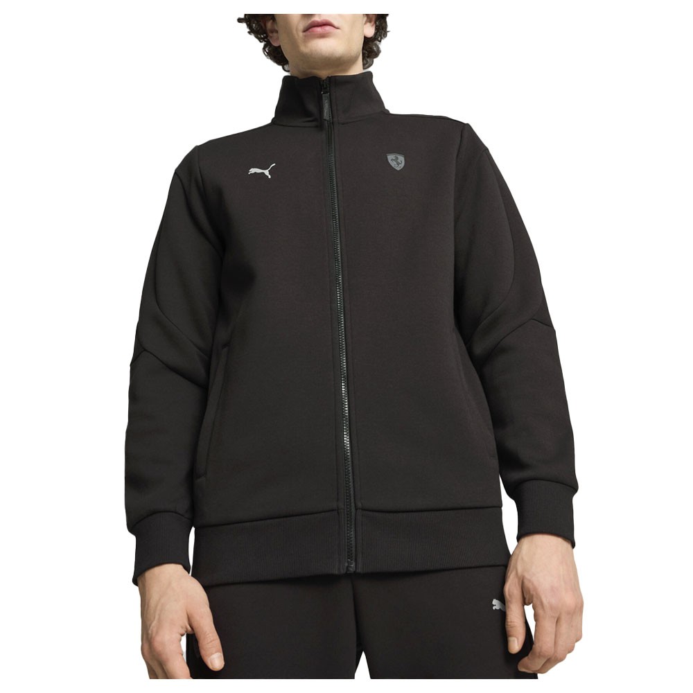 PUMA Scuderia Ferrari Style Mt7 Full Zip Jacket Mens Black Casual Athletic Outer