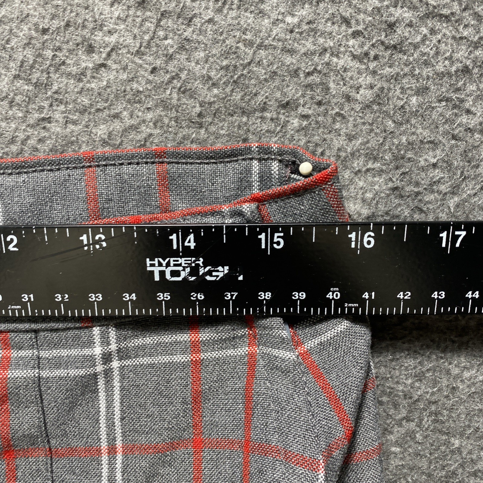 Becky Thatcher Elderwear Plaid School Long Skirt Size 14.5 Shorts Attached Gray
