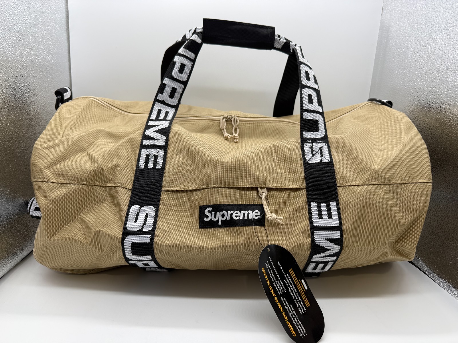 Supreme Cordura Duffle Bag SS18 Tan NEW