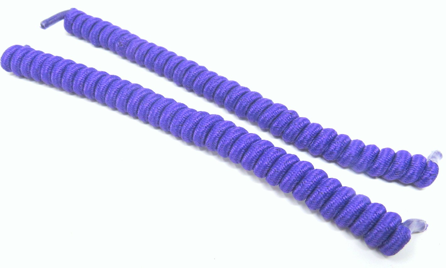 2 Purple No Tie Spiral Laces Shoes Curly 6 to 28 inches No Headache Sun Visor us