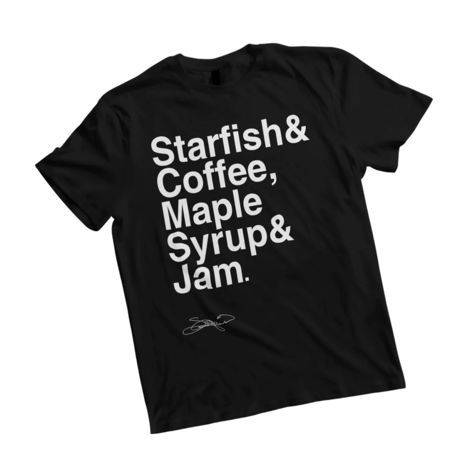 Starfish and Coffee T-Shirt with Susannah Melvoin Signature – Official Store