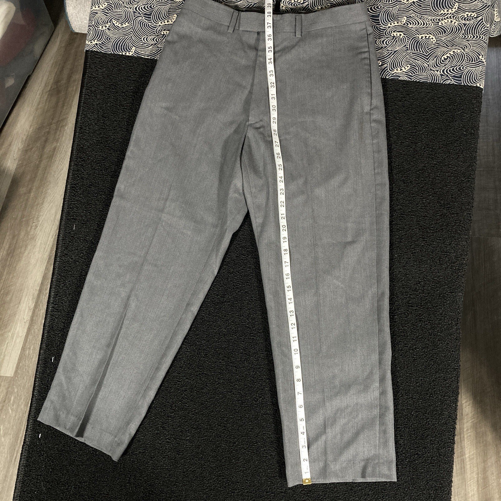 Kenneth Cole Reaction WPL 386 Mens Gray Suit Pants Dress Pants 32 x 29