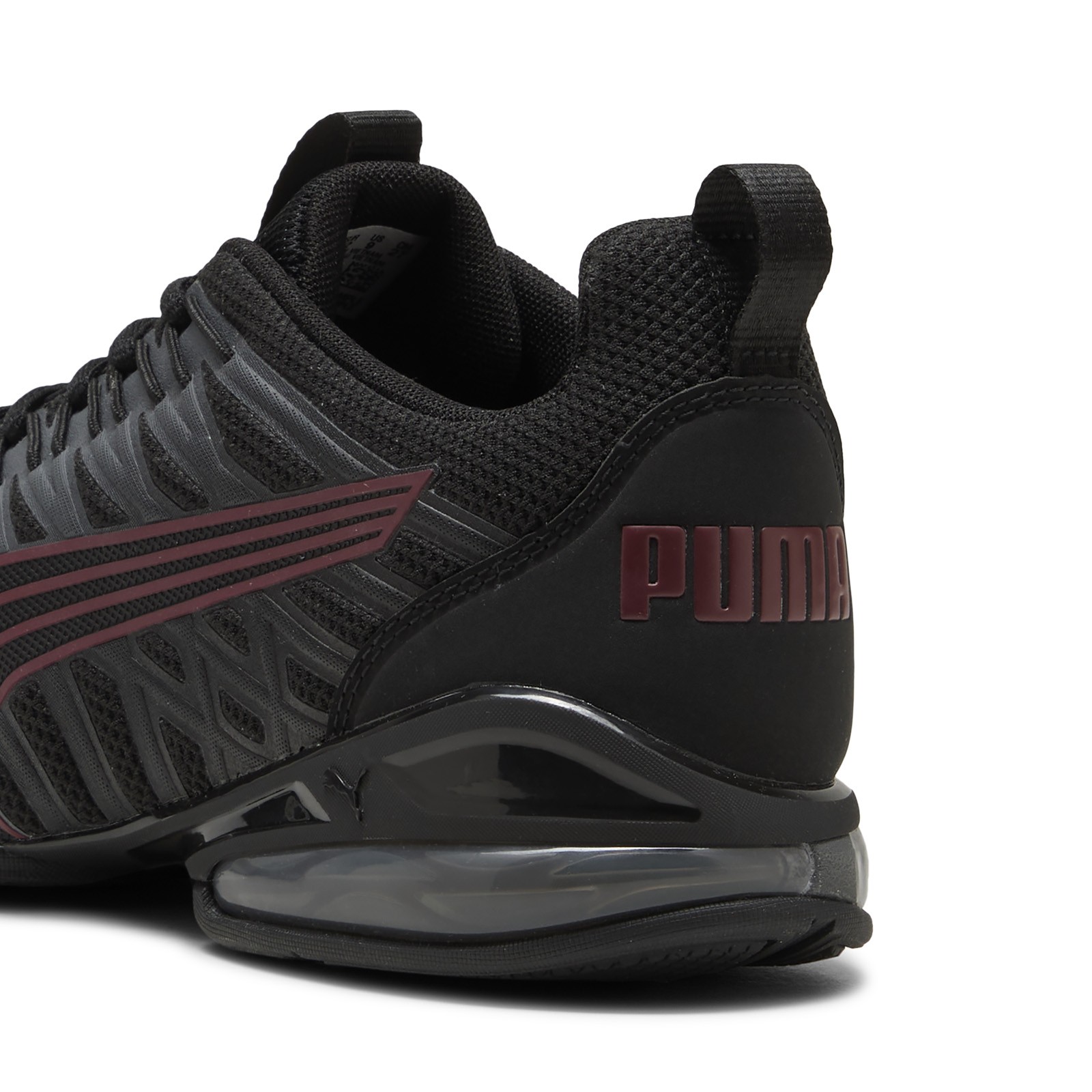Puma Voltaic Evo 37960126 Mens Black Mesh Lace Up Athletic Running Shoes