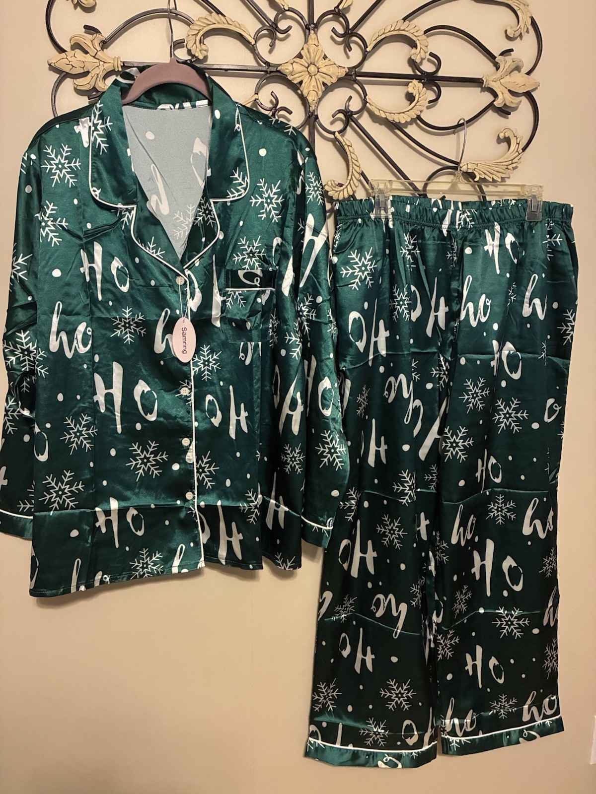 Samring Women’s 2 Piece Paja Set/ Button Front Top/2XL/Brand New
