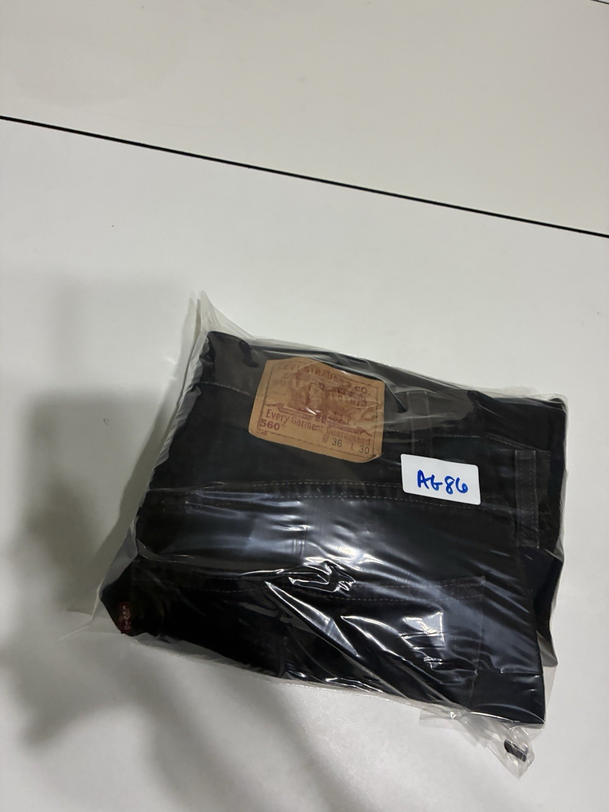 Vintage Levi’s 560 Jeans 36×30 Black Baggy Loose Tapered Skater Grunge Cyber Y2K