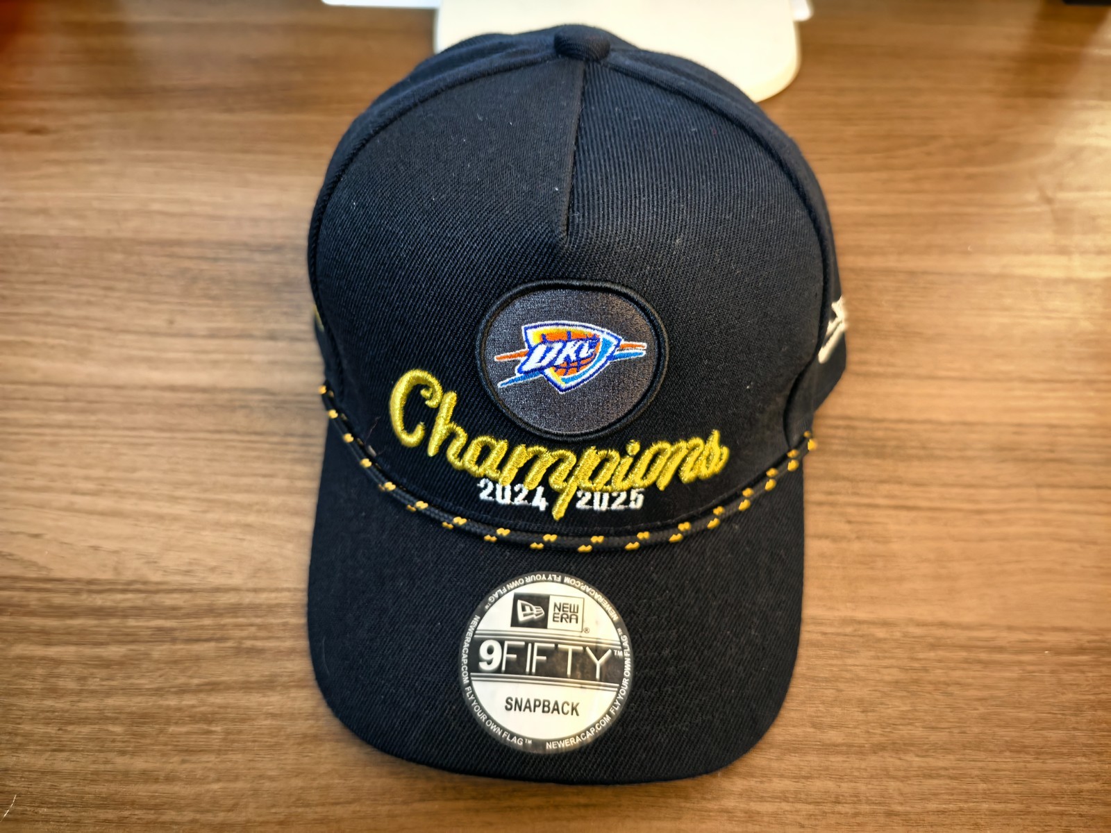 Oklahoma City Thunder NBA Championship Casual Sport Adjustable Baseball Cap (Bla