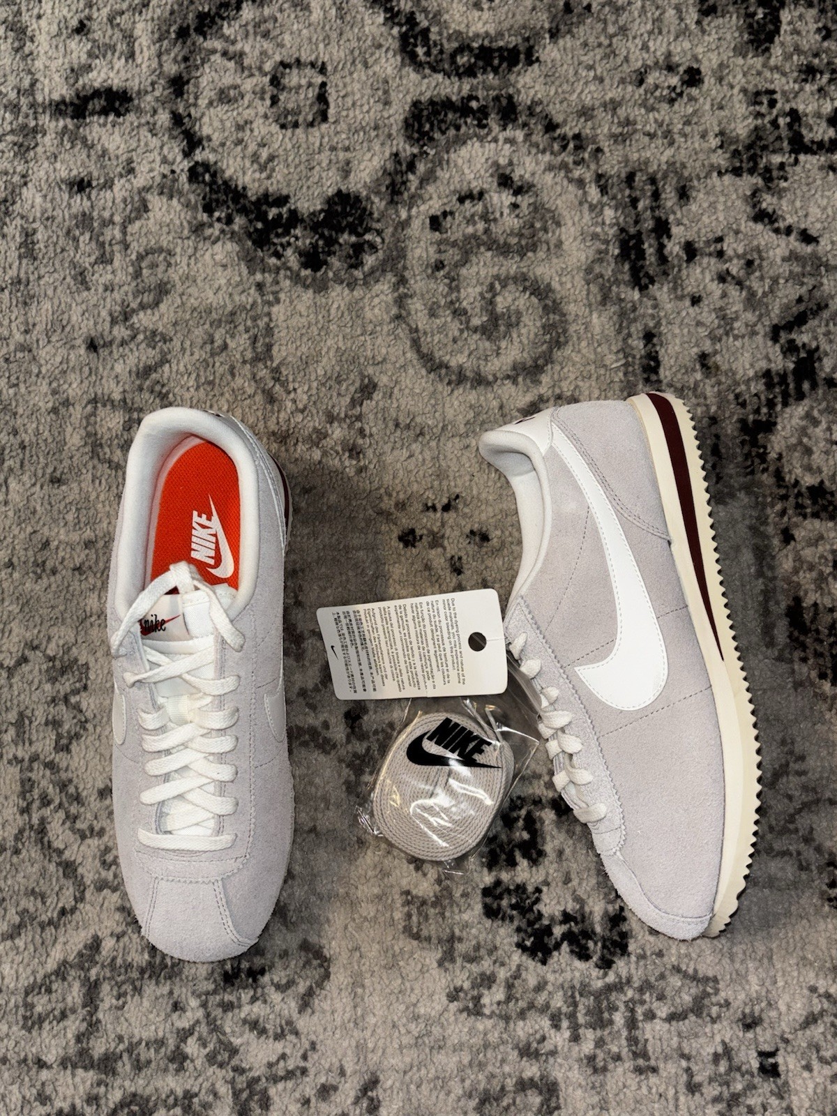 Nike Cortez SE Suede College Grey Sail Men’s Size 8.5 Shoes (HF3142-001)