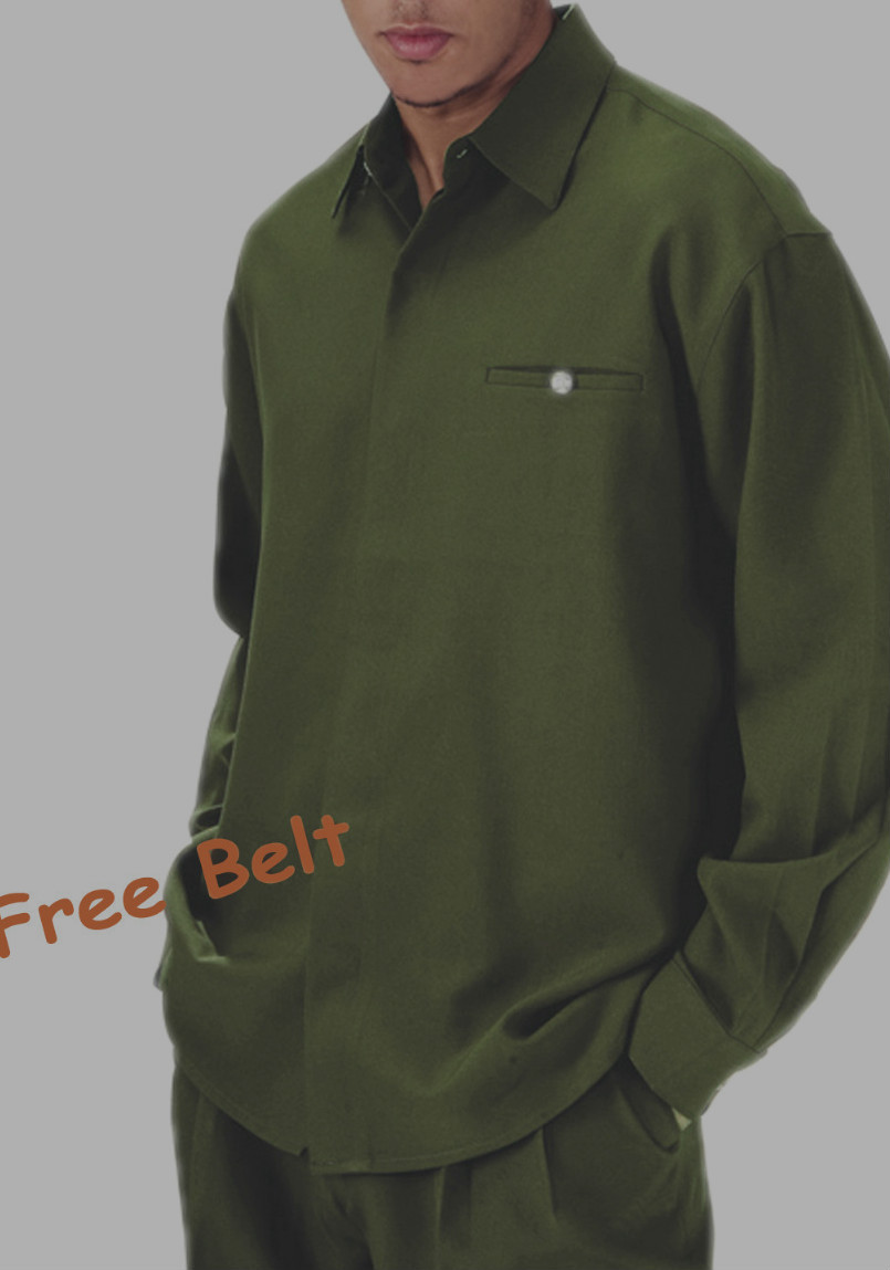 Men’s 2-pc walking suit / casual sets (shirt+pants) by Fortino Landi 2612