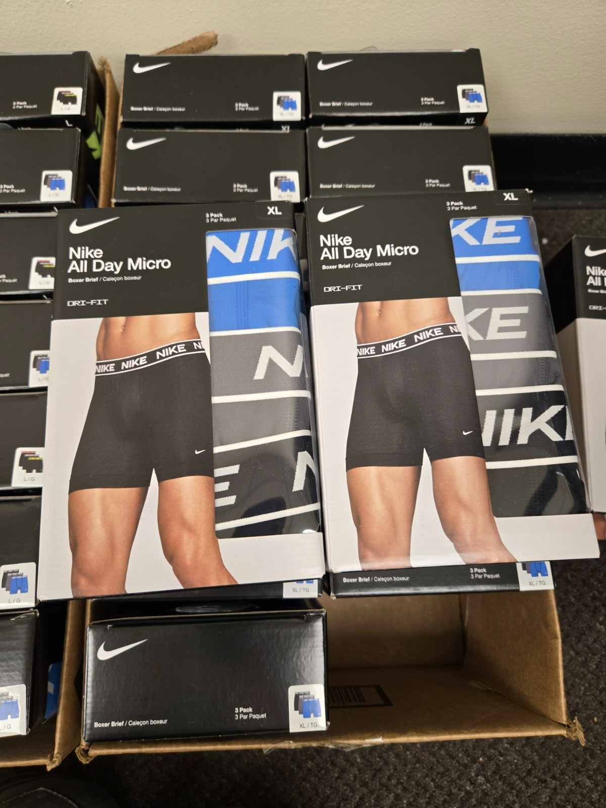 2 Pack – Nike All Day Micro Boxer Brief Underwear 3 Pack – (6 Pairs Total)