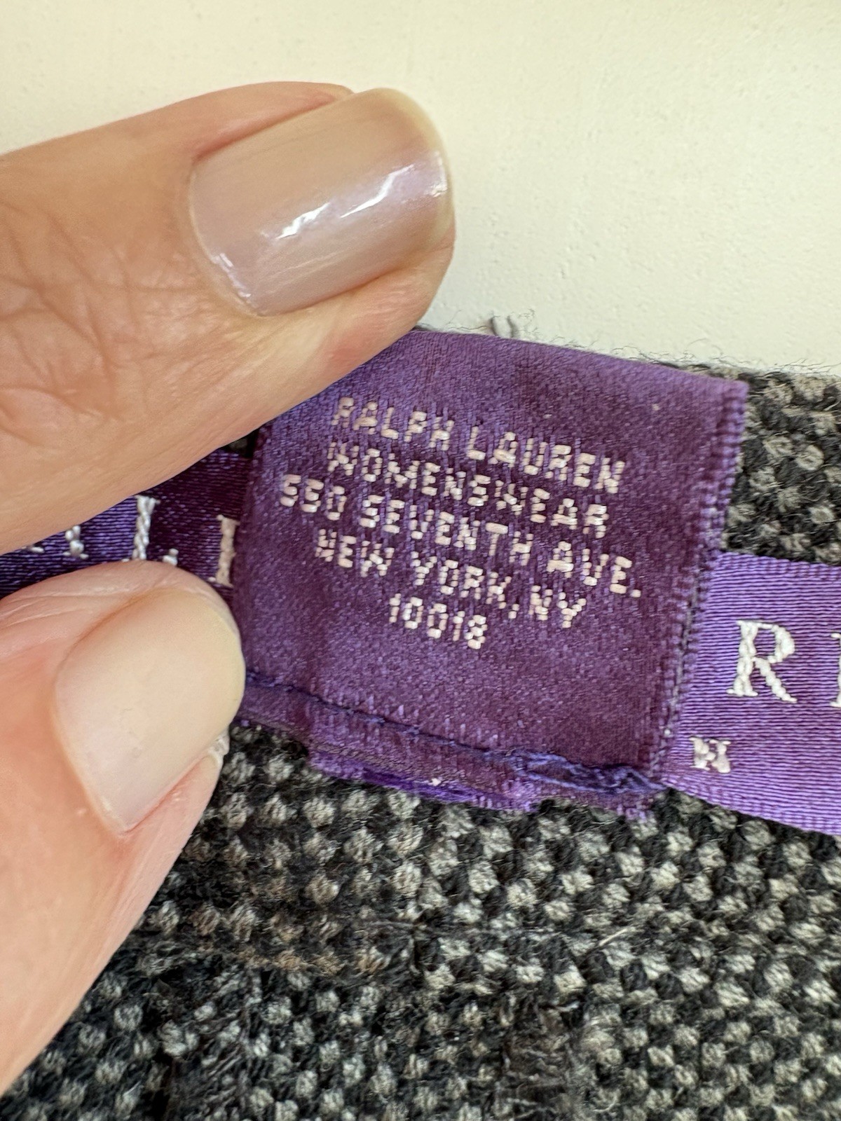 Ralph Lauren Purple Label 100% Fleece Wool Wide Leg Pants Women’s Size 6