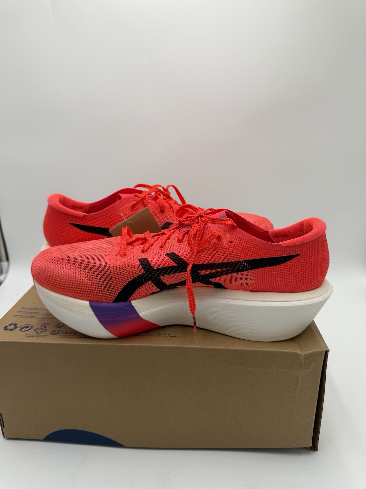 ASICS Metaspeed Sky Tokyo Flash Red/black Womens Size 6.5 / Mens Size 5 NWB