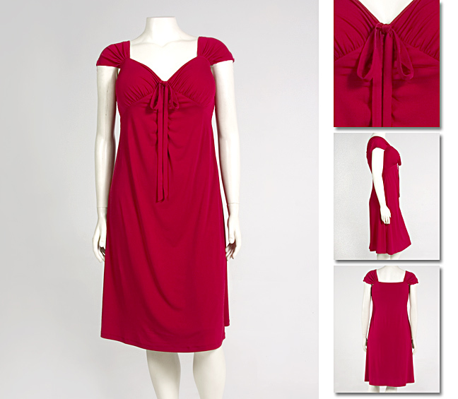 NEW! Zaftique CINCHED TANK Dress GARNET Red 1Z 5Z / 16 32 / XL 1X 5X