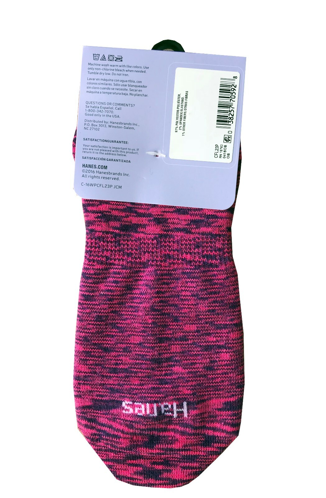 Hanes® Women’s Comfortfit Lightweight Invisible Liner Socks 3-Pack “PREMIUM”