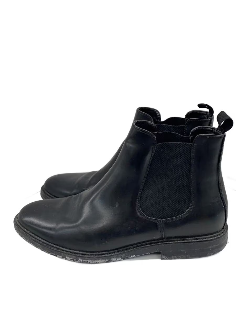 Kenneth Cole Side Gore Boots/27Cm/Blk/Leather BFT44
