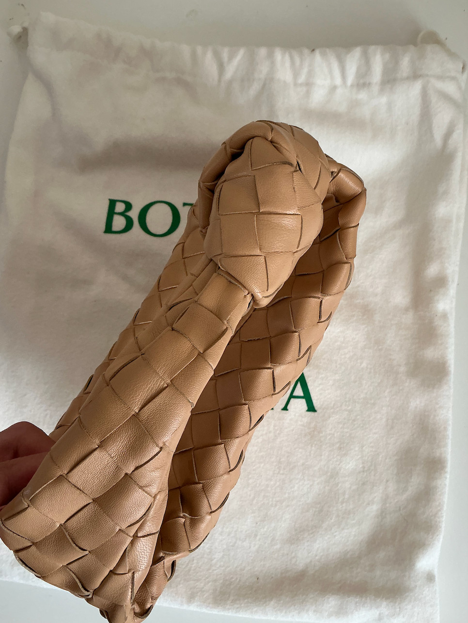 Bottega Veneta Beige Mini Jodie