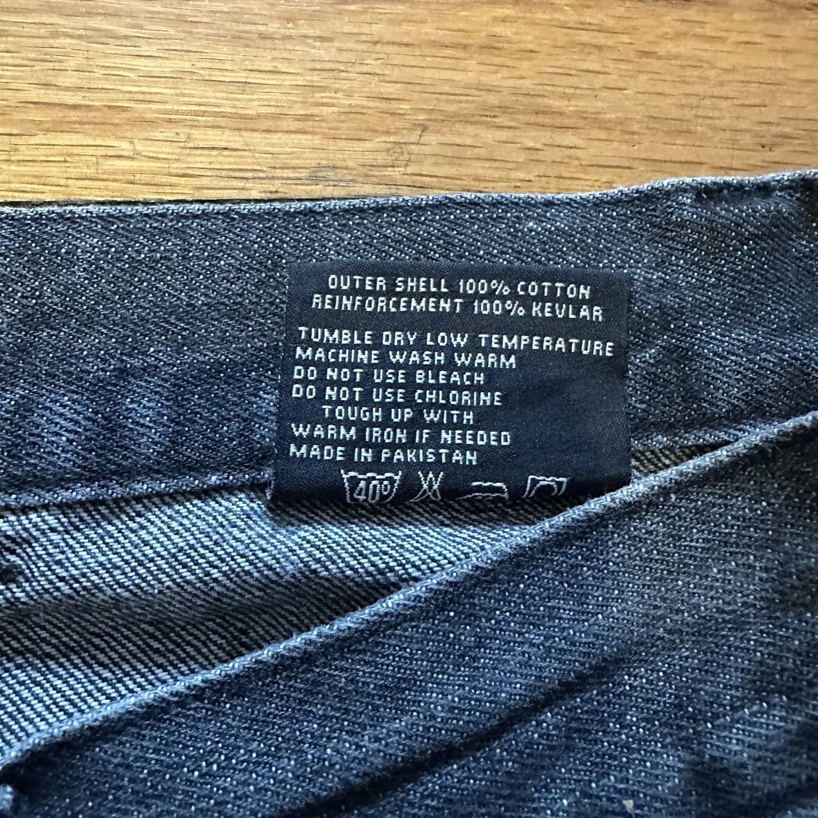 Sliders Kevlar Reinforced Motorcycle Jeans Mens 34×34 Black