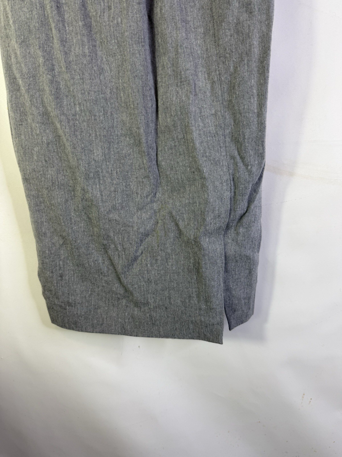 New Banana Republic Womens 6 Sleeveless Slit Pencil Dress Gray Professional Care