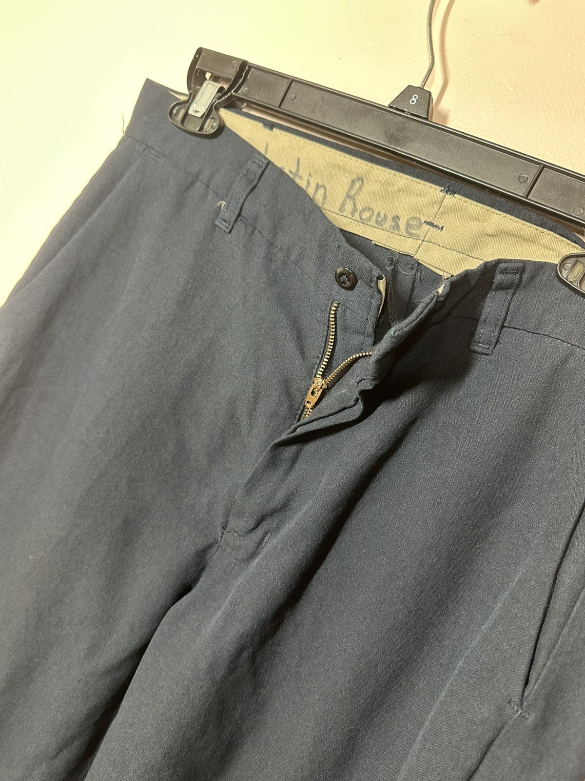 Bulwark FR Flame Resistant Work Pants Men 34 Navy Blue Industrial Safety Utility