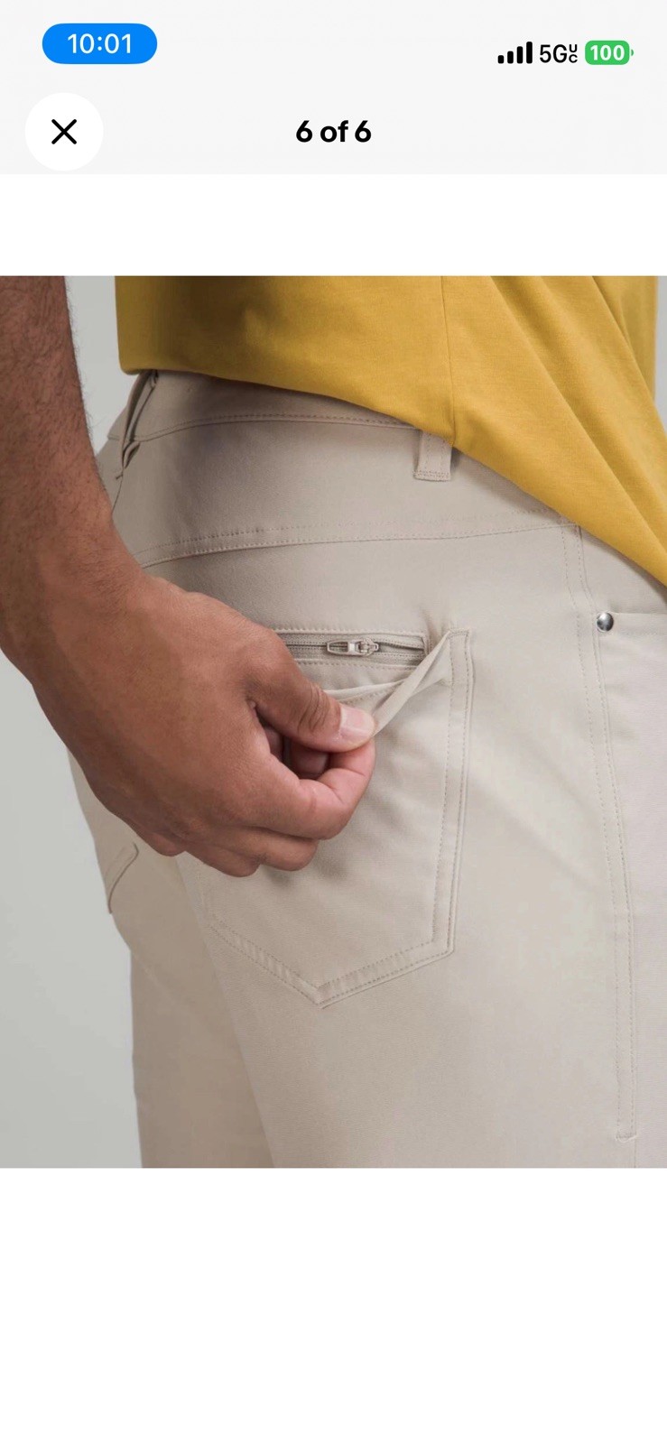 Lululemon Commission Pant Slim 31×32 Khaki Raw Linen Mens NWT Warpstreme RWLI