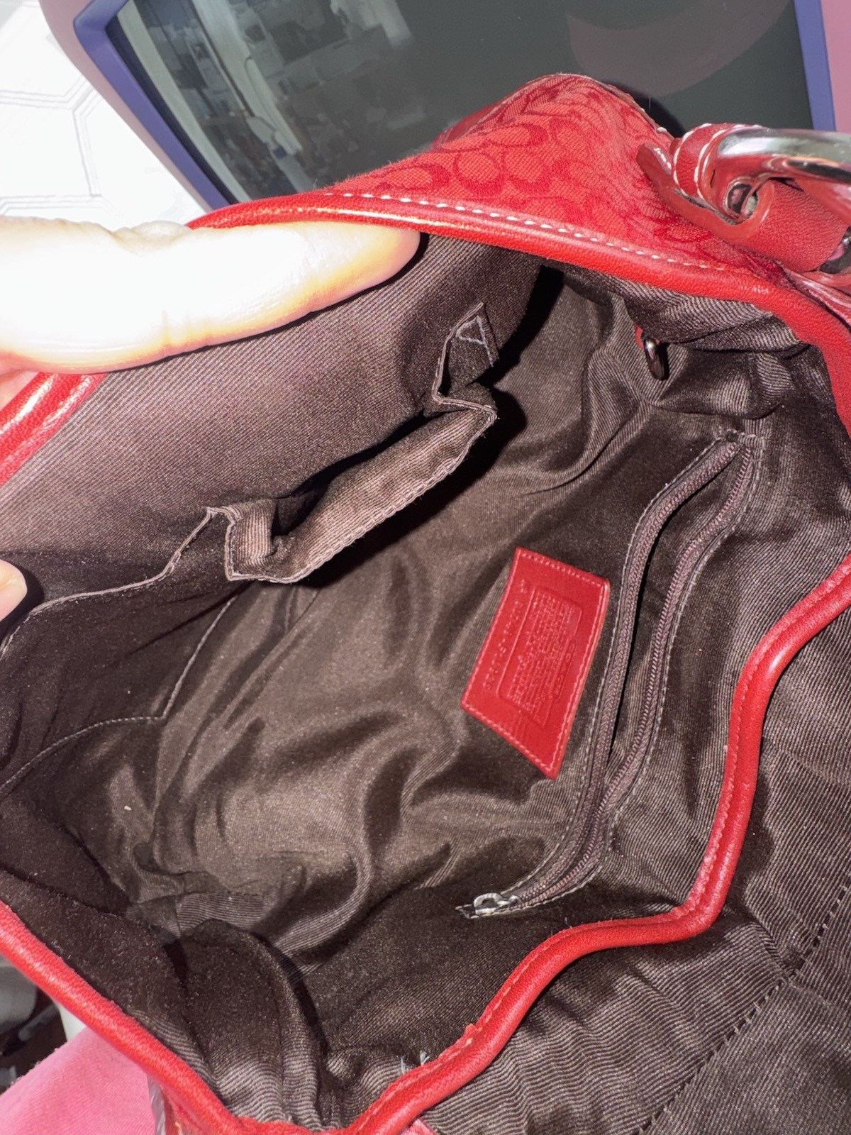 Y2K Red Large Coach SoHo