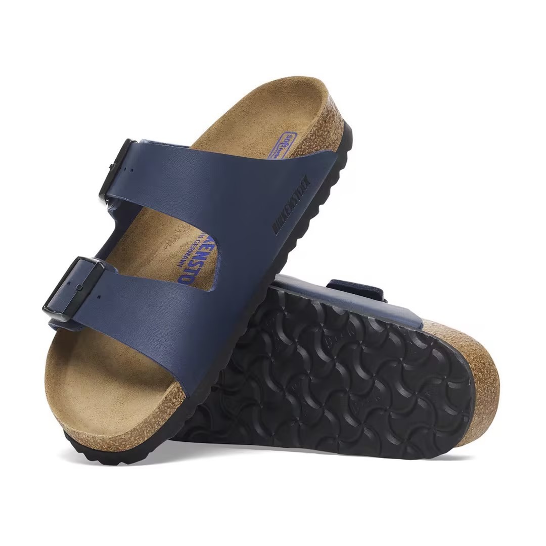 Birkenstock Arizona Soft Footbed Stone/Mocha/Black/Blue Comfort Sandals EU37-45
