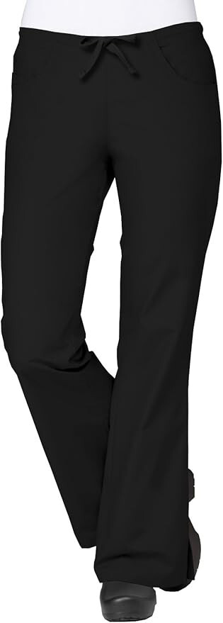 Maevn Core Women 9026 Flare Leg Scrub Pants Elastic Drawstring Back Size XXS-XXL