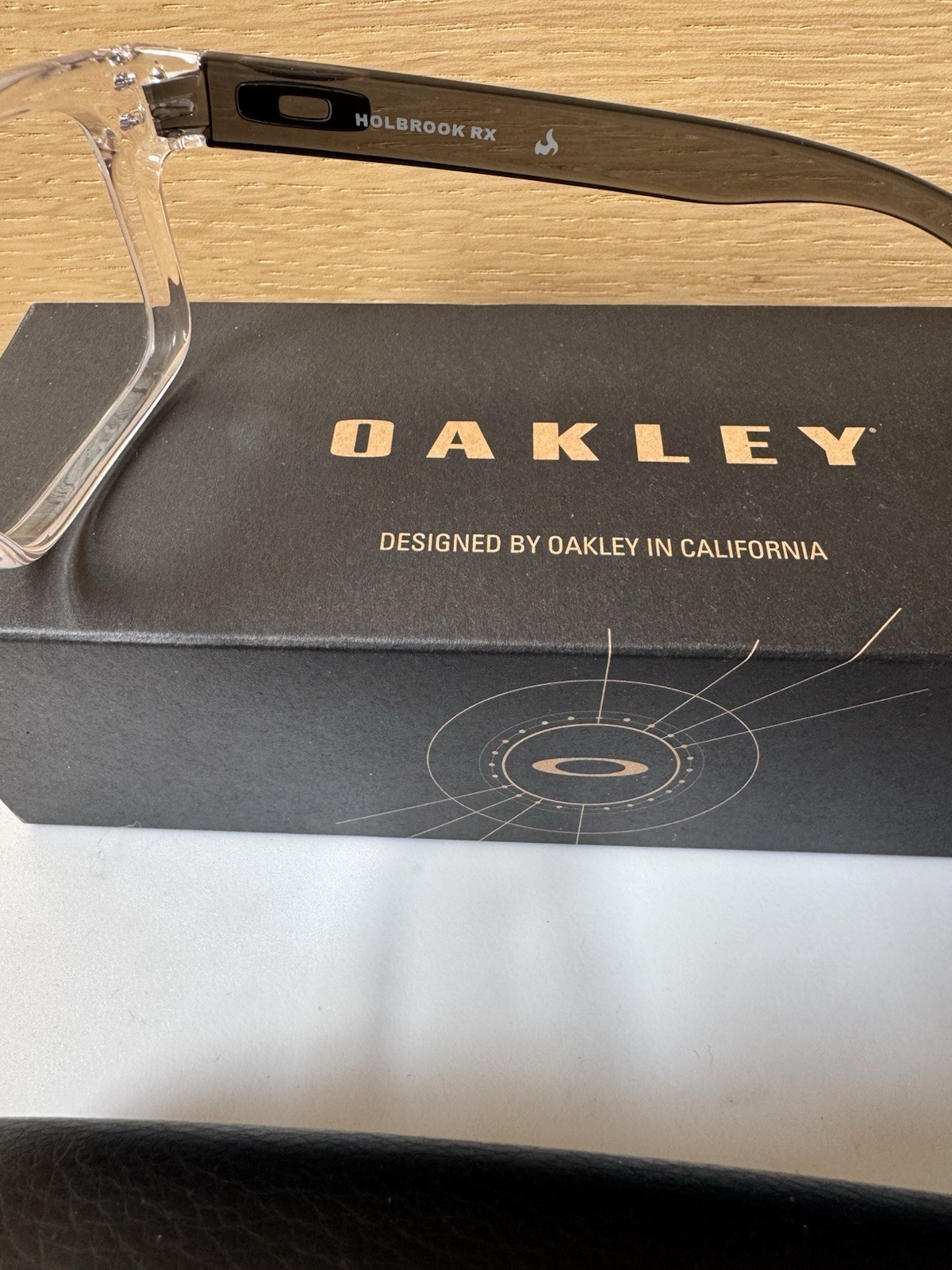 Oakley Holbrook Polished Clear Frame M (131mm) Fit Regular – High Bridge Fit