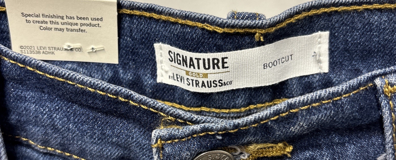 Levi’s Men’s Signature Flex Gold Bootcut Western Cowboy Classic Jeans-33×34