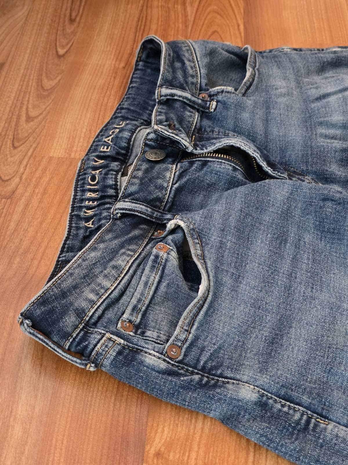 American Eagle AirFlex+ Original Bootcut Jeans Men’s 32×34 Denim