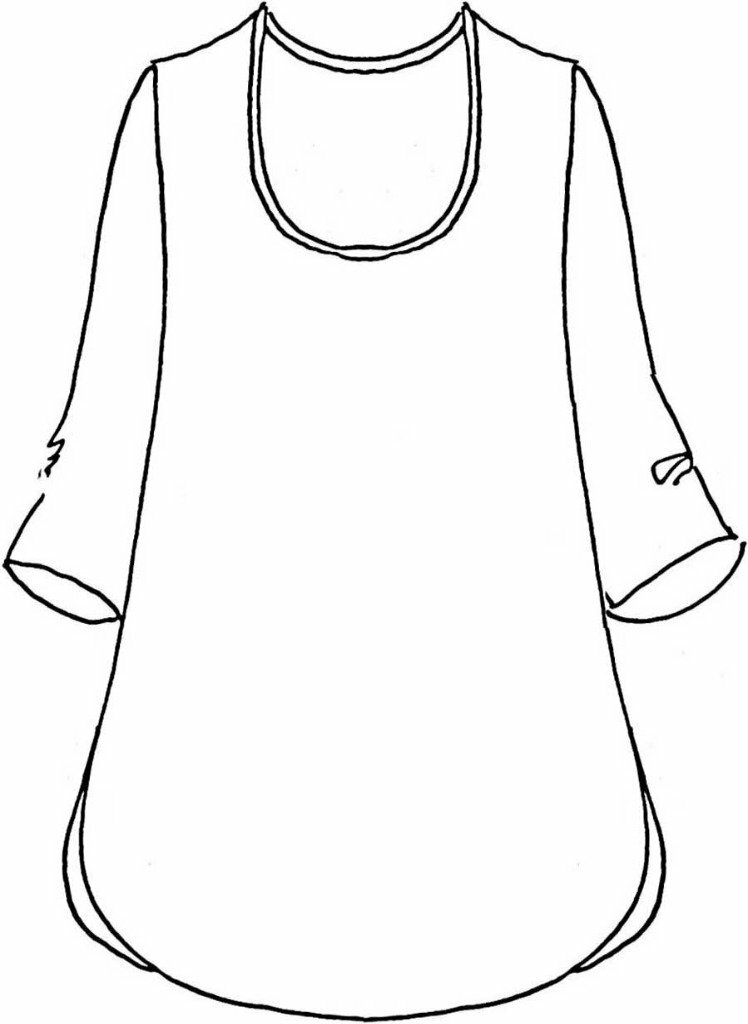 FLAX Designs LINEN Soft Tunic 3G NWT Tunic WHITE
