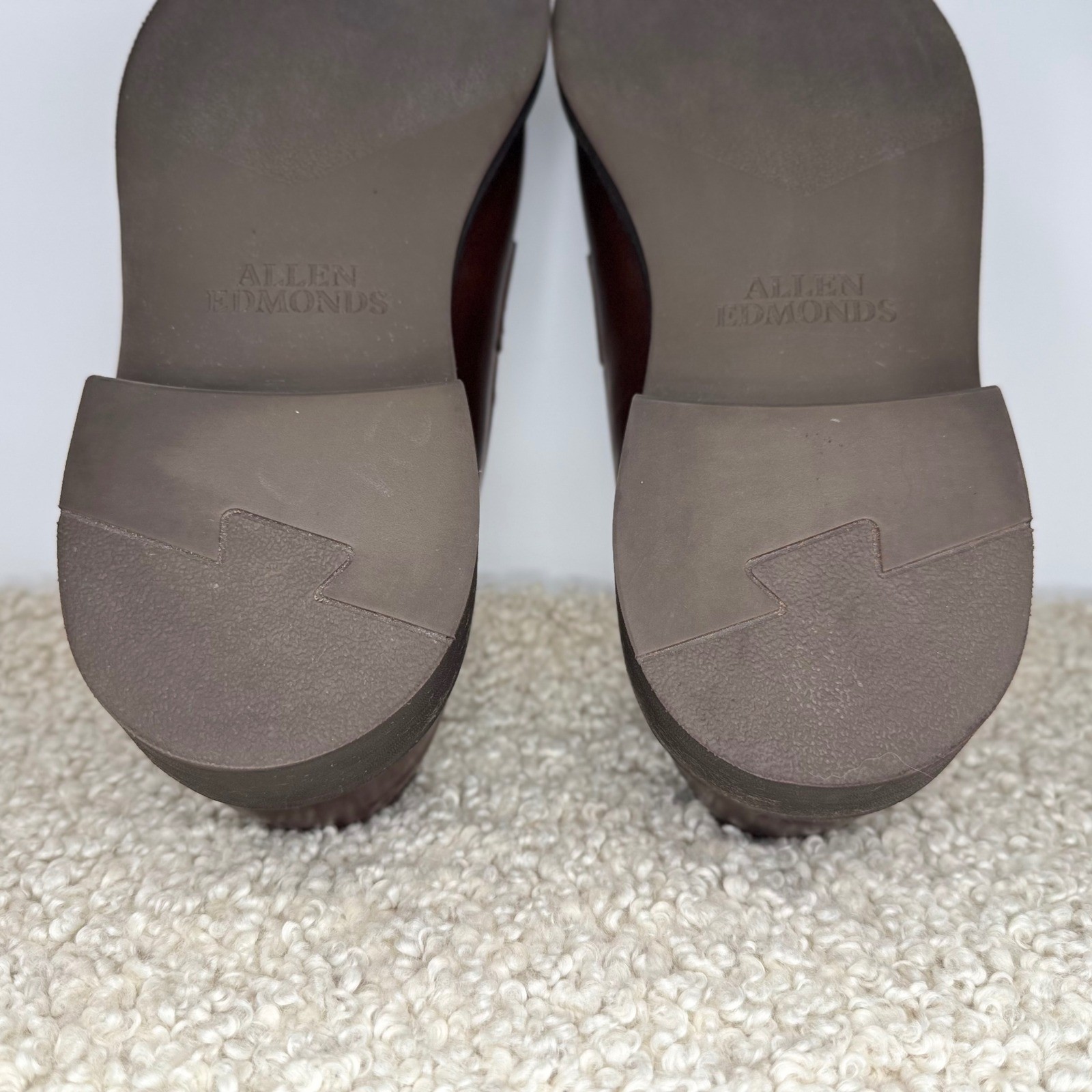 Allen Edmonds Denali Slip On Penny Loafers Men 11 D Dark Brown Leather