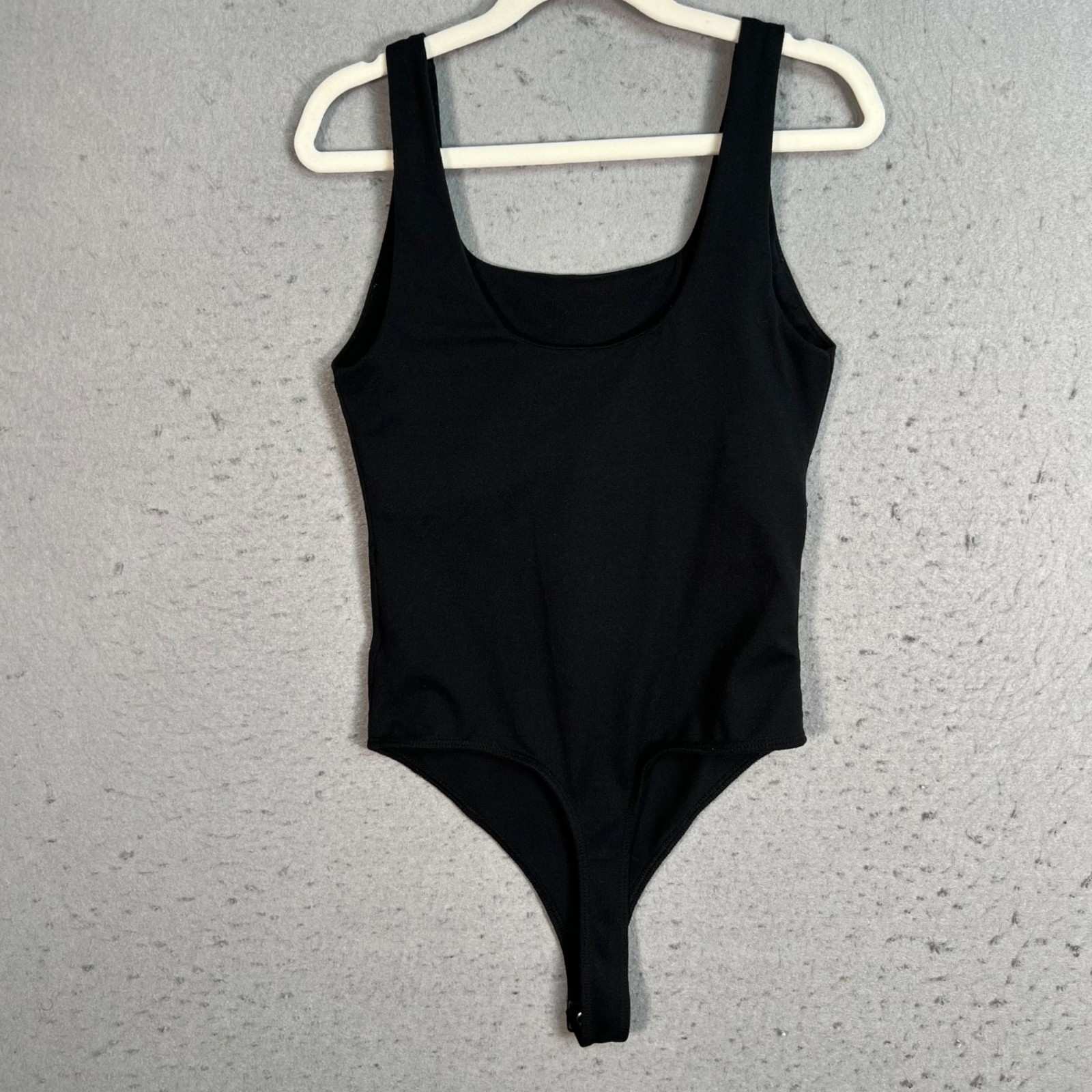 Good American Black Bodysuit Size 1 Polyester & Elastane Sleeveless