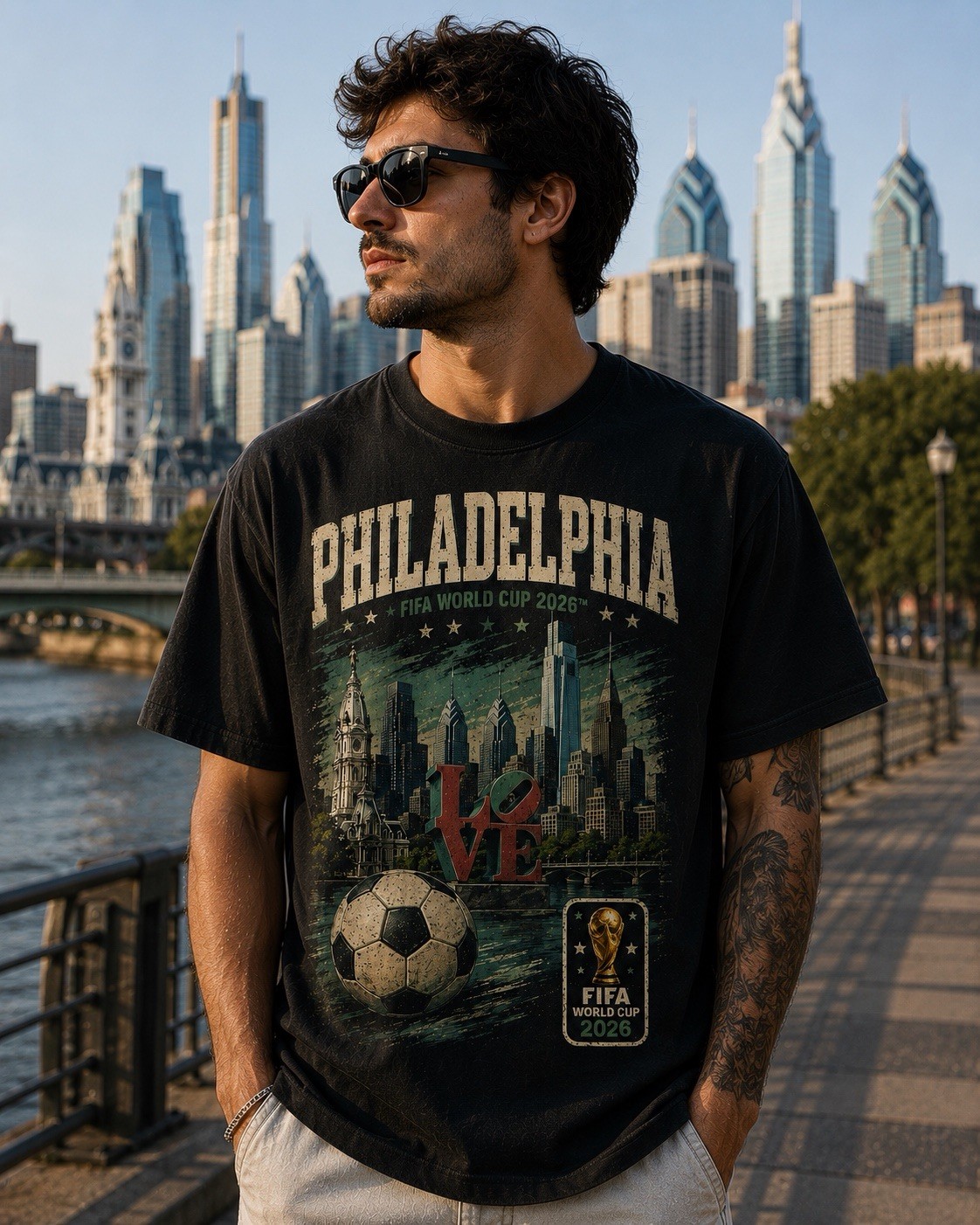 FIFA Philadelphia Homestyle T-shirt, FIFA 2026 Tee, Fifa World Cup Graphic Shirt