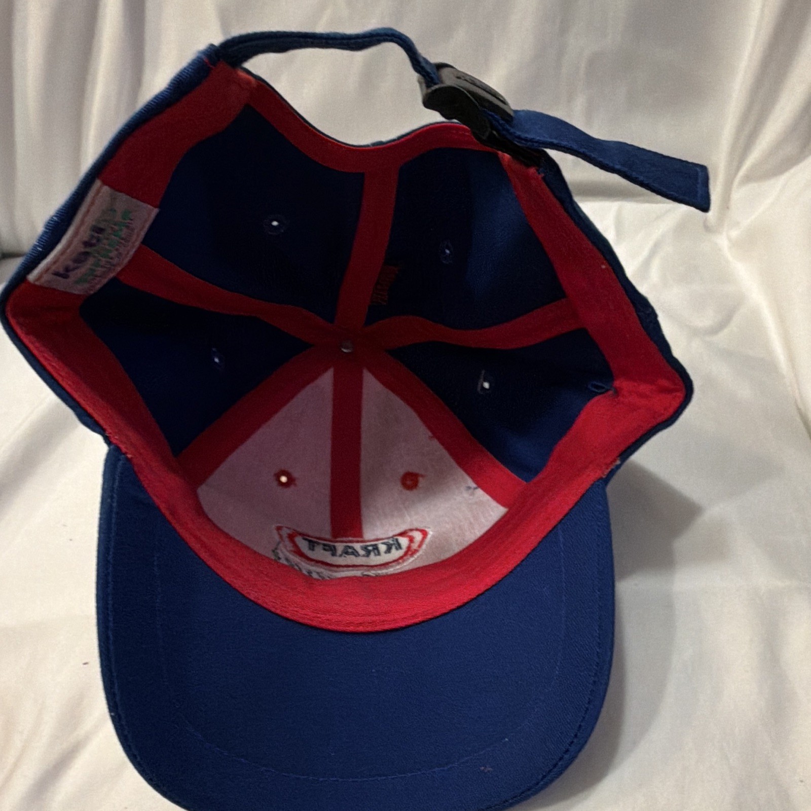 Kraft Racing NHRA Adjustable Baseball Cap Red Blue White Adults Hat Kati