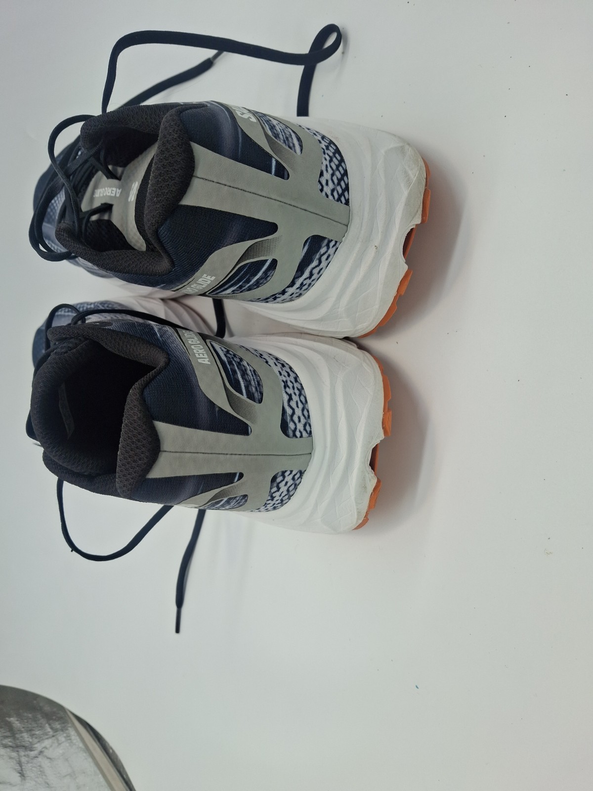 Salomon Aero Glide Running Shoes Men’s 12.5 Outdoor 472108 Black White