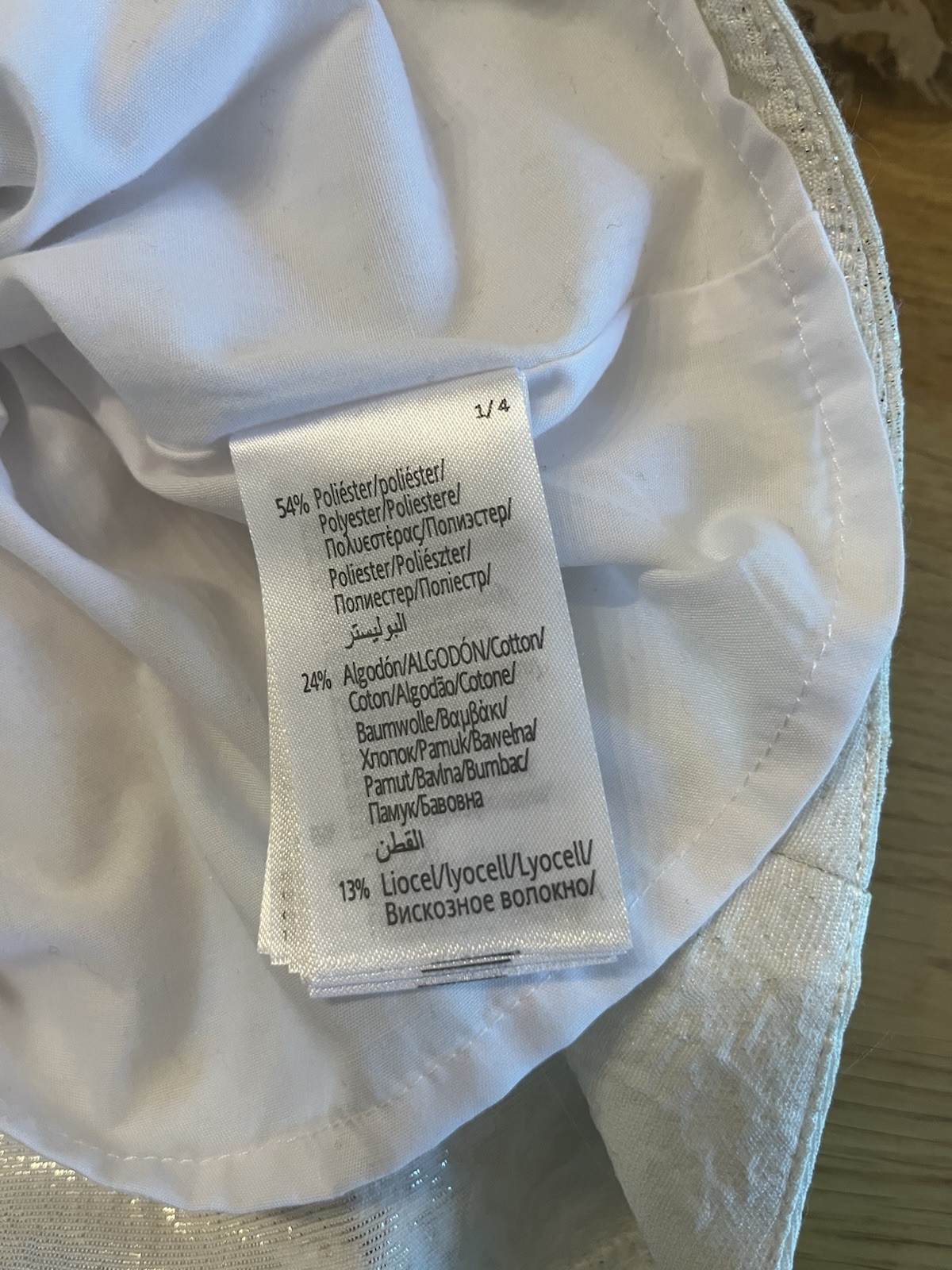 Mayoral White Baby Dress With Shimmer Embroidery And Sash, Size 2