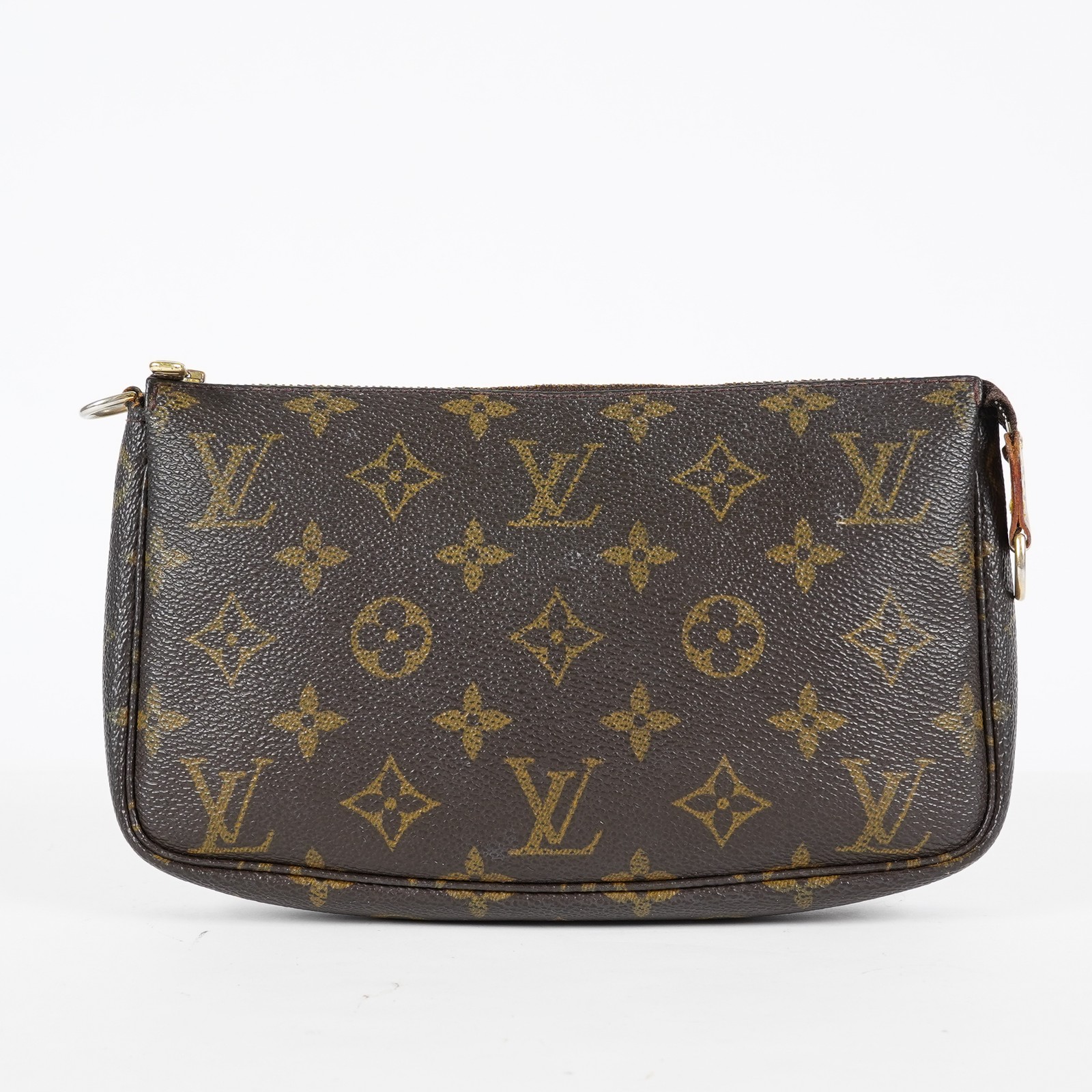 Louis Vuitton Pochette Accessoires Monogram Brown Pouch M51980 Used 08A202631203